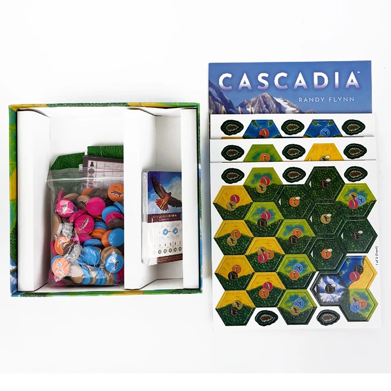 Настольная игра Cascadia LANDM – обзор и цена Board Game Catan